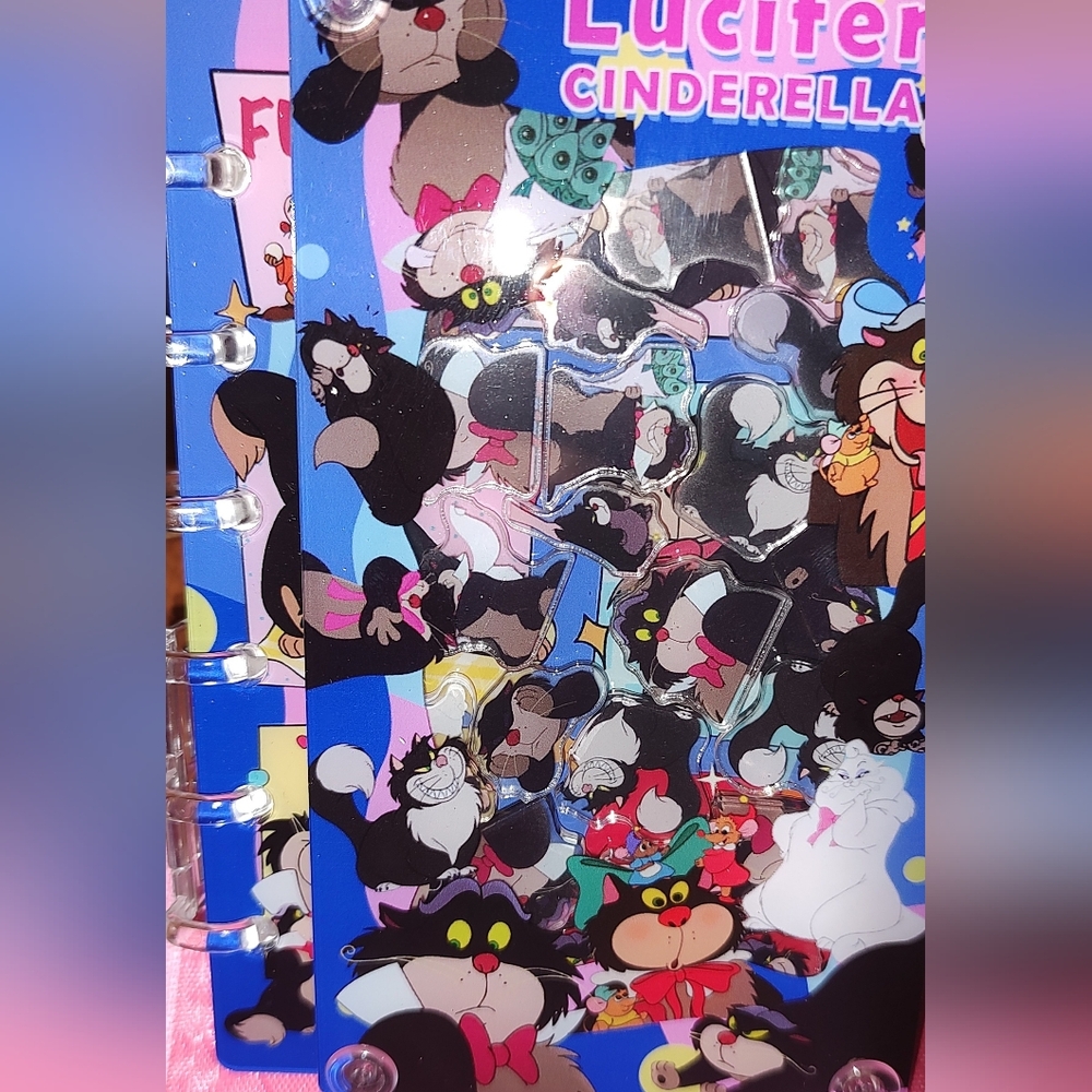 New A6 Hard Acrylic LUCIFER from Cinderella Shaker Notebook